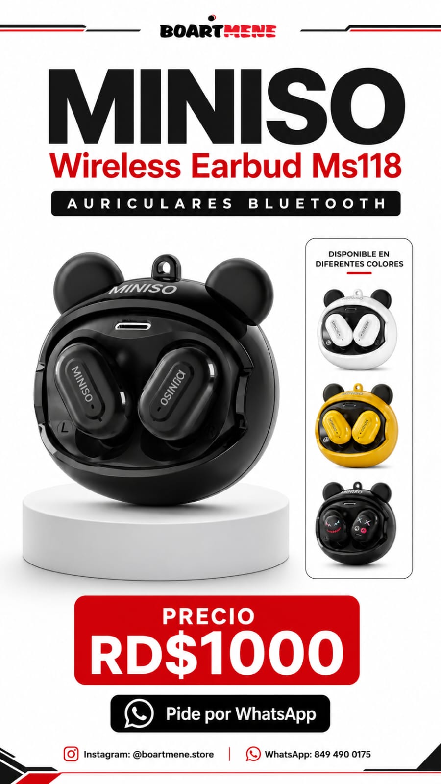 miniso   Wireless Earbub Ms118